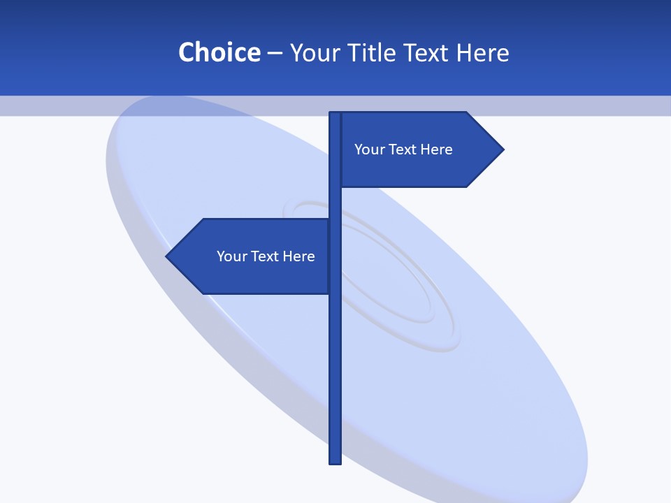 Color Nobody Disk PowerPoint Template