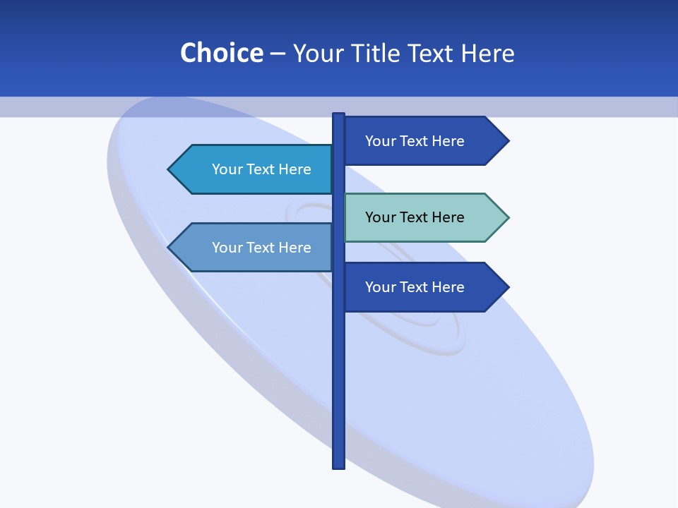 Color Nobody Disk PowerPoint Template