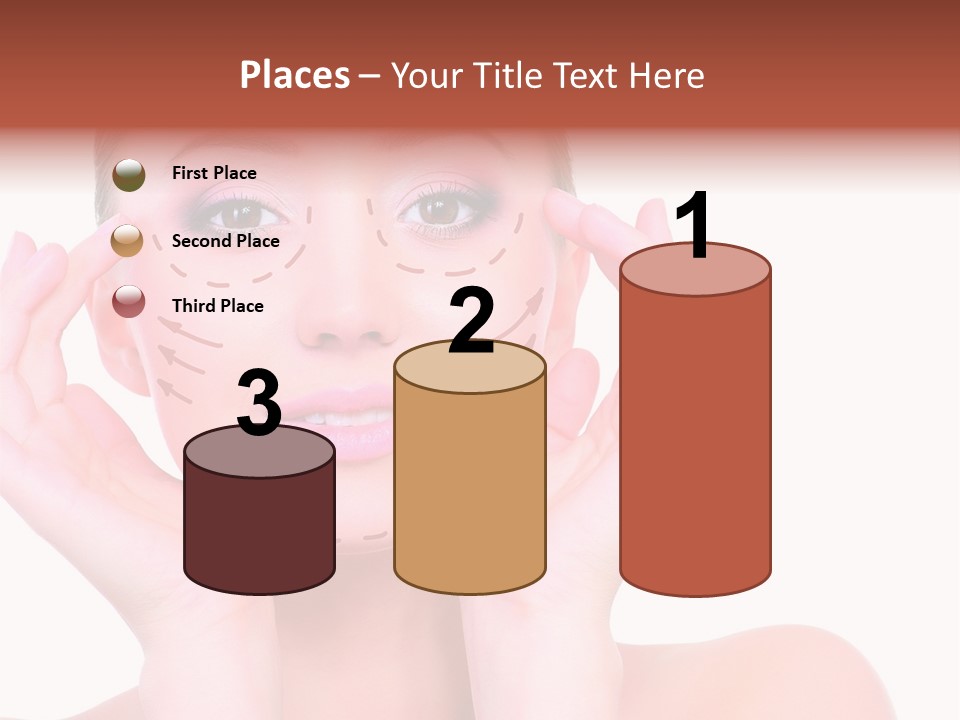 Adult Genioplasty Head PowerPoint Template