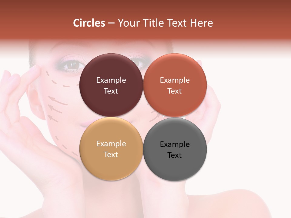 Adult Genioplasty Head PowerPoint Template