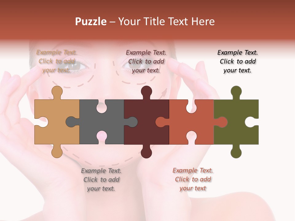 Adult Genioplasty Head PowerPoint Template