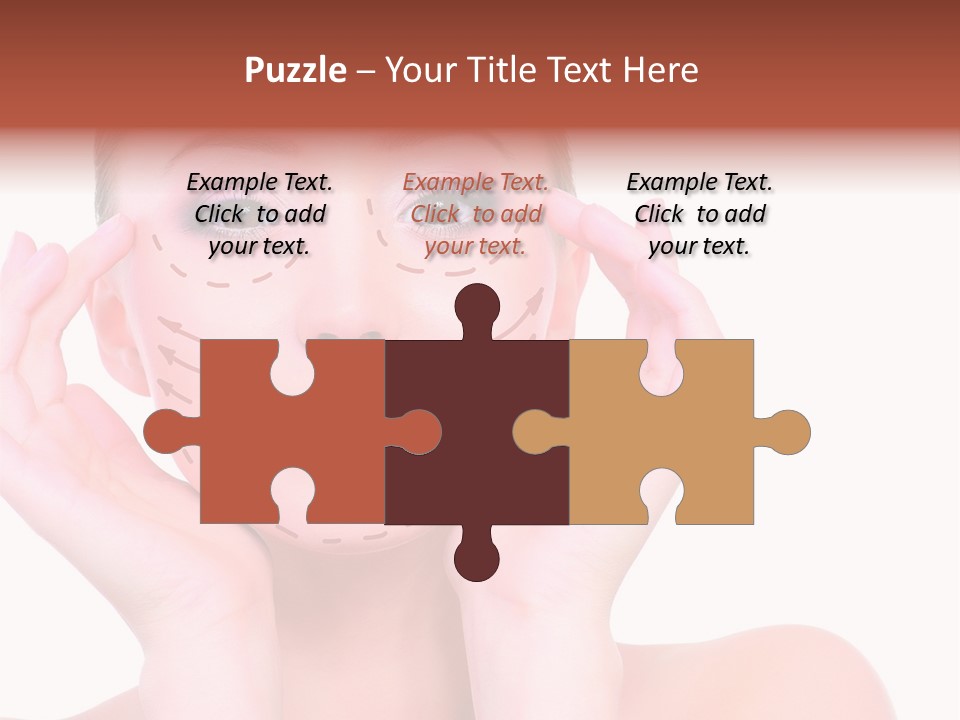 Adult Genioplasty Head PowerPoint Template