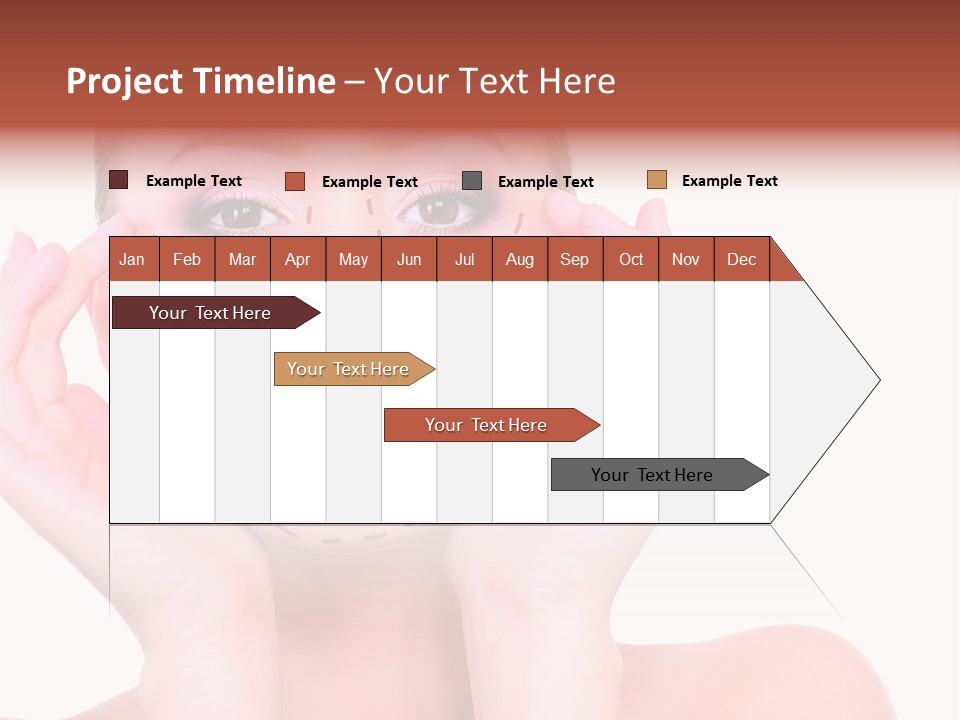 Adult Genioplasty Head PowerPoint Template