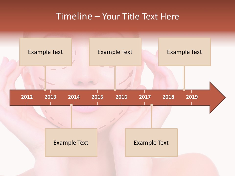 Adult Genioplasty Head PowerPoint Template