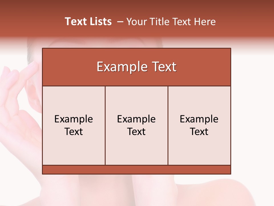 Adult Genioplasty Head PowerPoint Template
