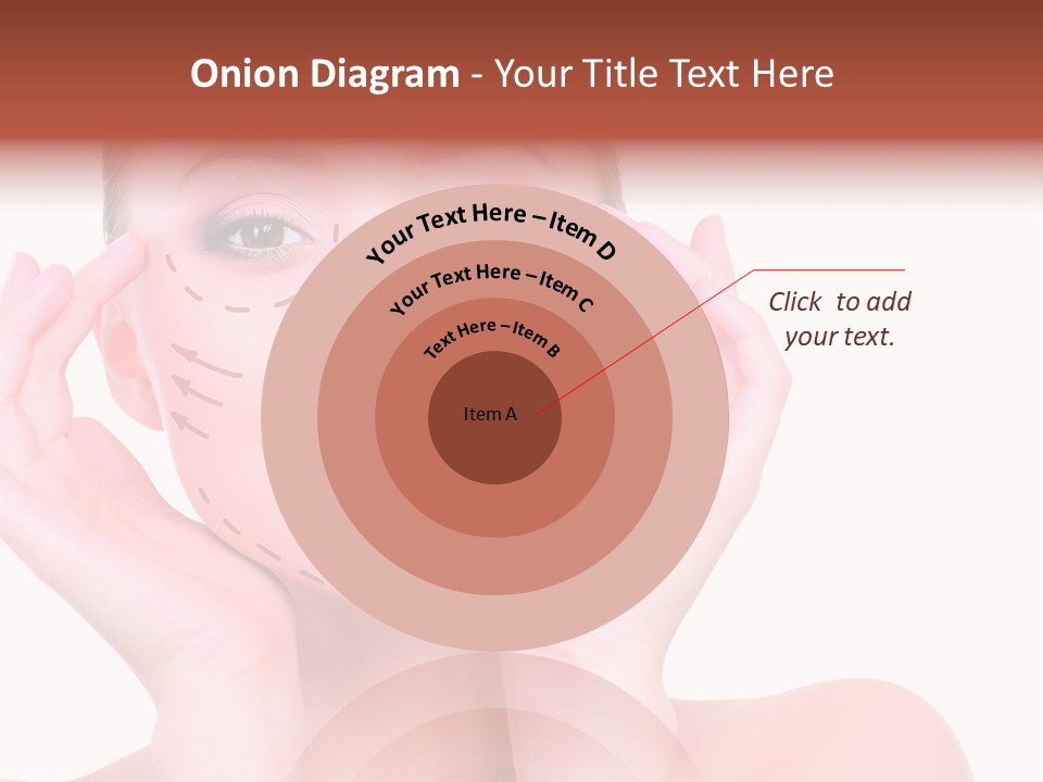 Adult Genioplasty Head PowerPoint Template