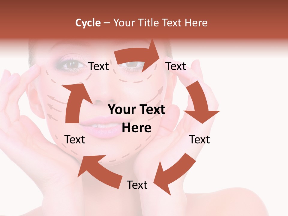 Adult Genioplasty Head PowerPoint Template