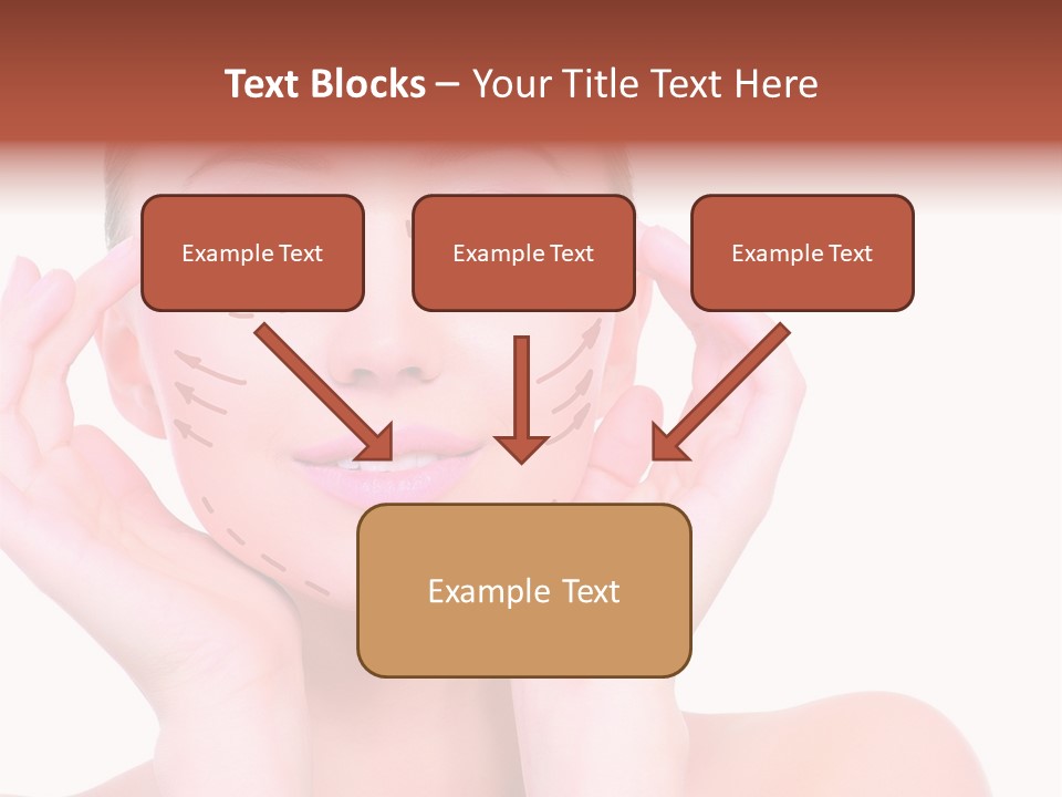 Adult Genioplasty Head PowerPoint Template