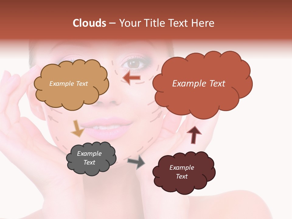 Adult Genioplasty Head PowerPoint Template