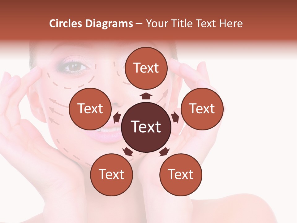 Adult Genioplasty Head PowerPoint Template