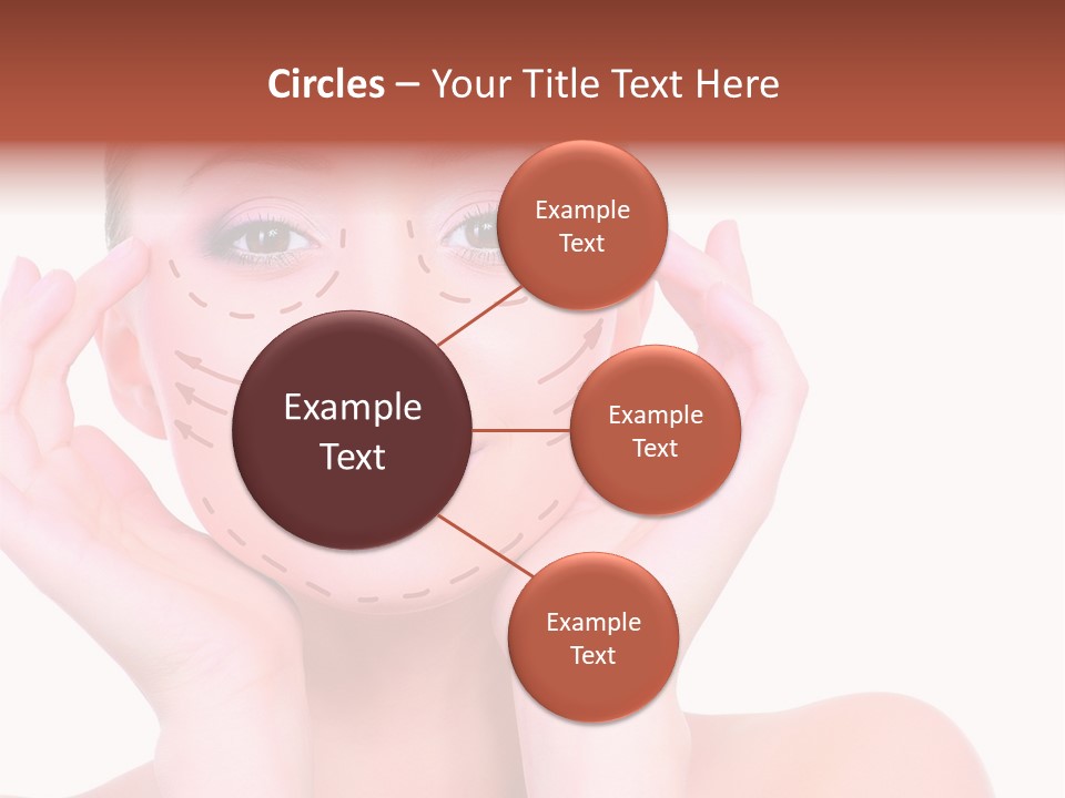 Adult Genioplasty Head PowerPoint Template