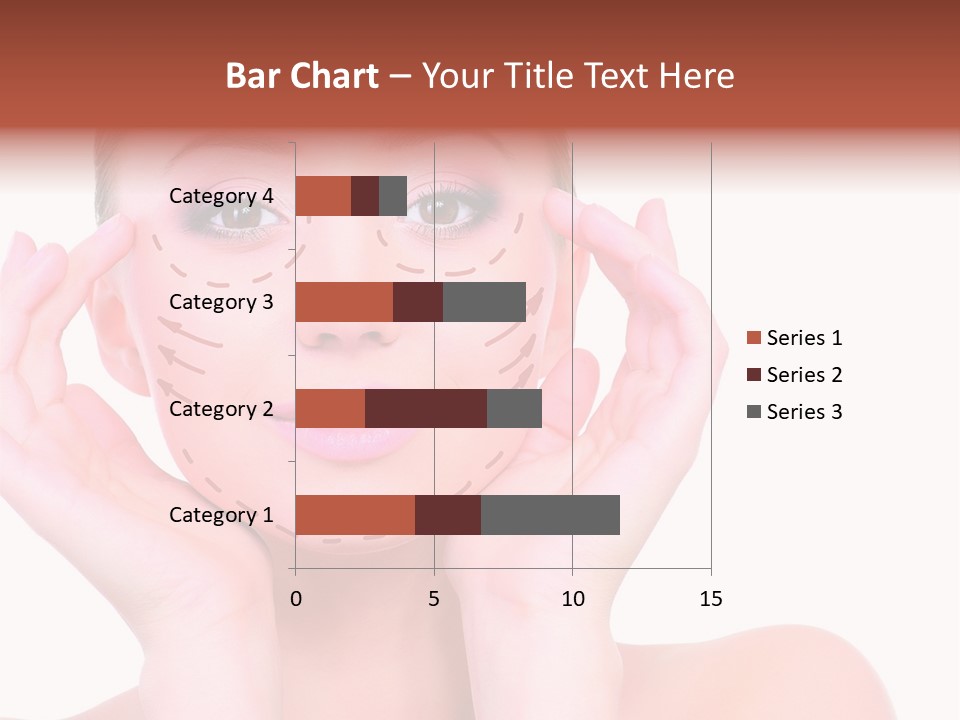 Adult Genioplasty Head PowerPoint Template