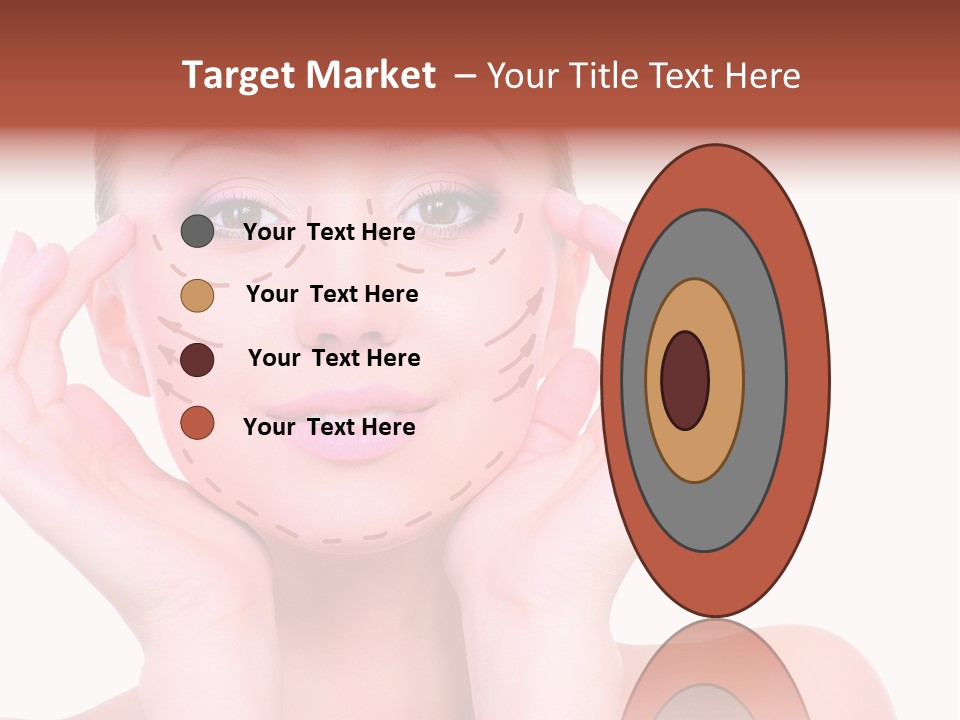 Adult Genioplasty Head PowerPoint Template