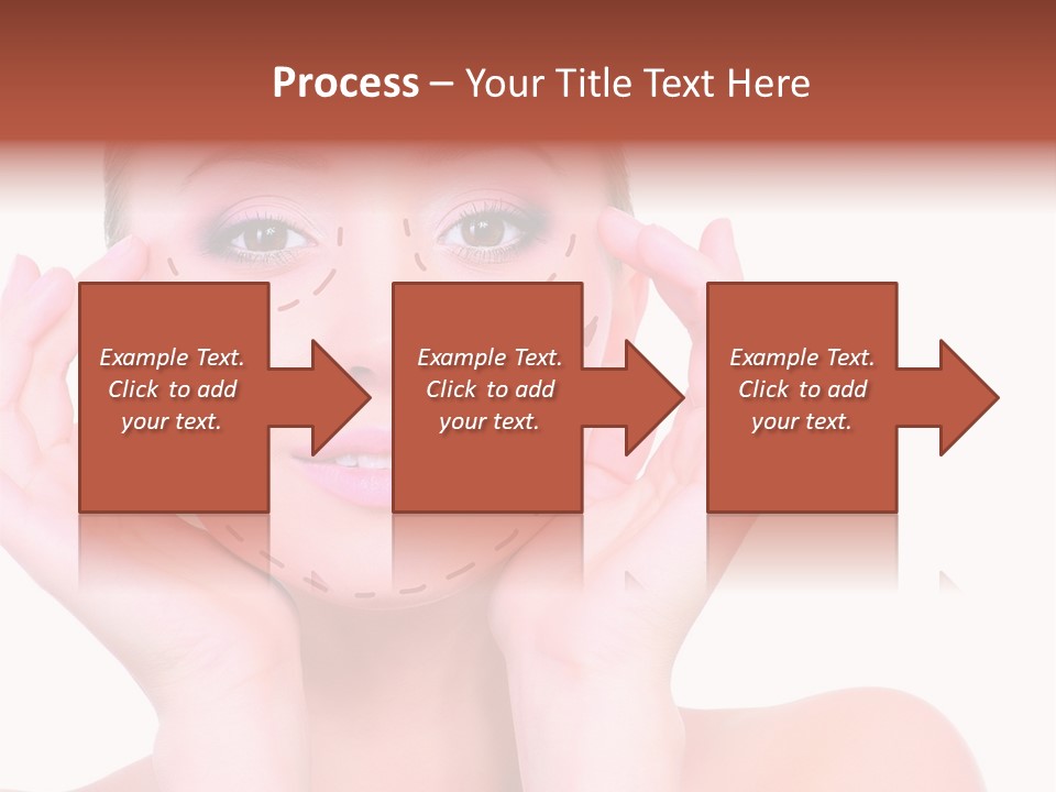 Adult Genioplasty Head PowerPoint Template