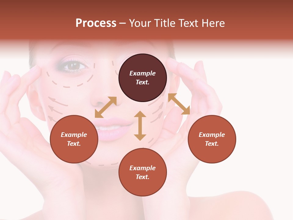 Adult Genioplasty Head PowerPoint Template