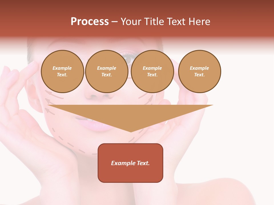 Adult Genioplasty Head PowerPoint Template