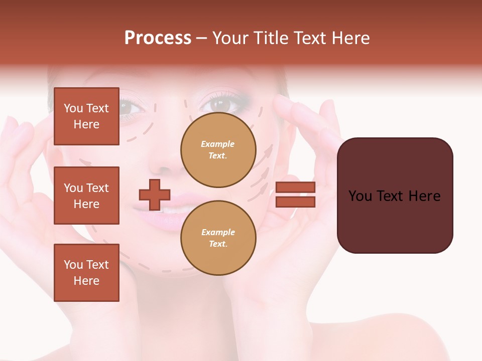 Adult Genioplasty Head PowerPoint Template