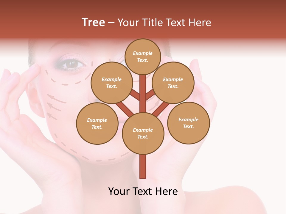 Adult Genioplasty Head PowerPoint Template