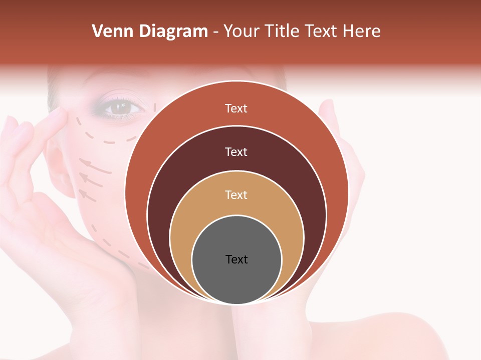 Adult Genioplasty Head PowerPoint Template