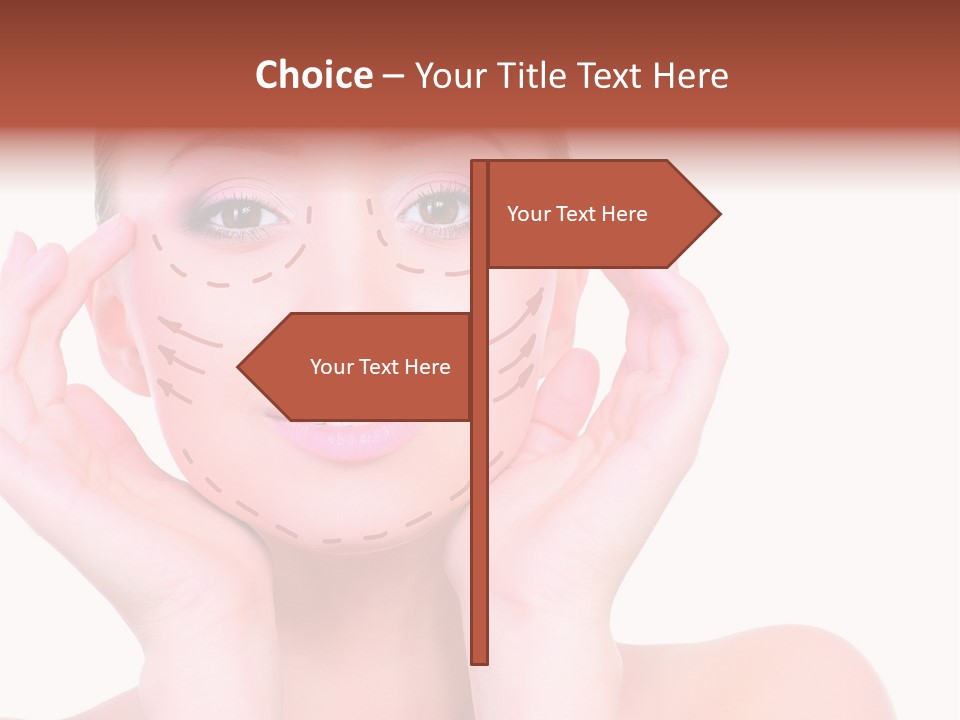 Adult Genioplasty Head PowerPoint Template