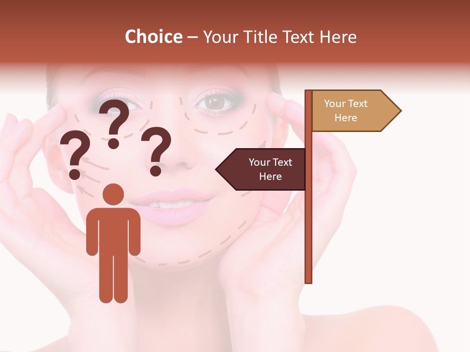 Adult Genioplasty Head PowerPoint Template