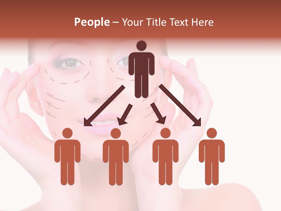 Adult Genioplasty Head PowerPoint Template