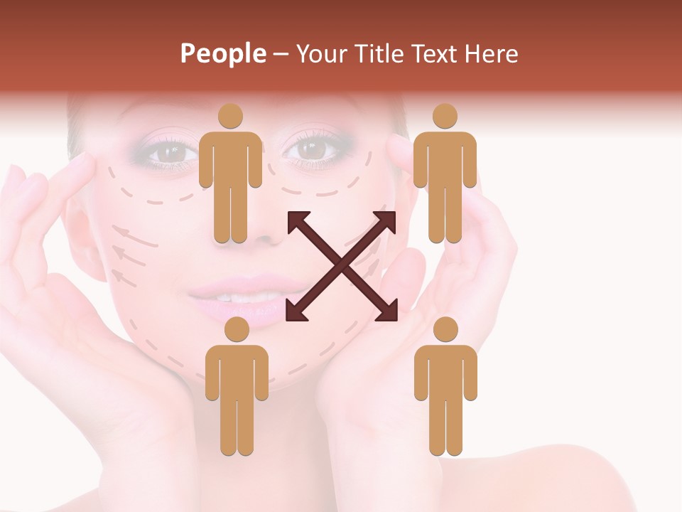 Adult Genioplasty Head PowerPoint Template