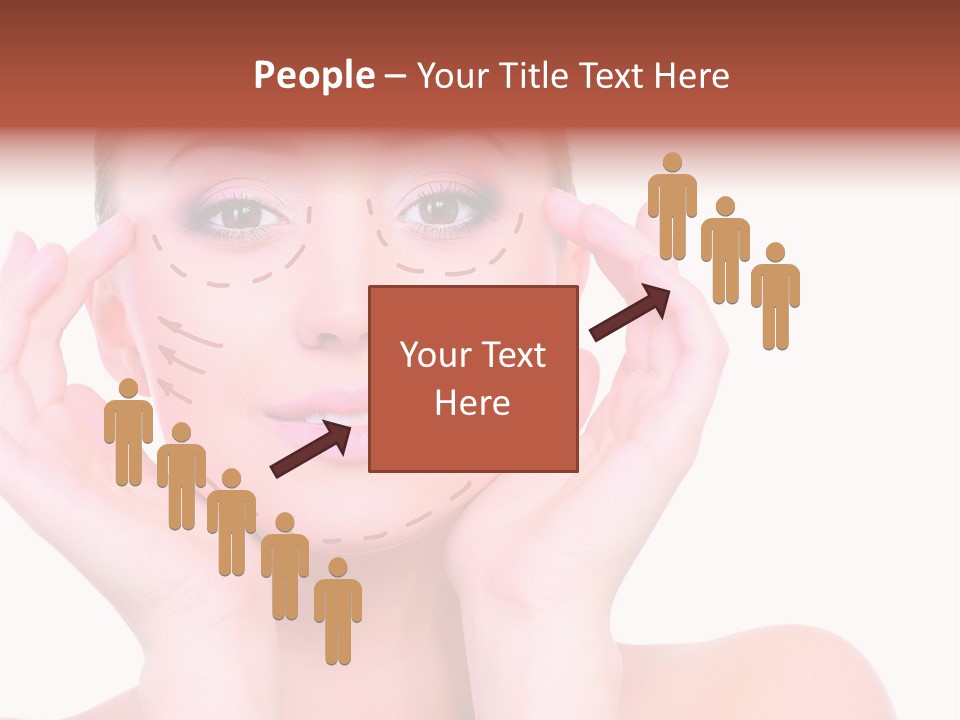 Adult Genioplasty Head PowerPoint Template