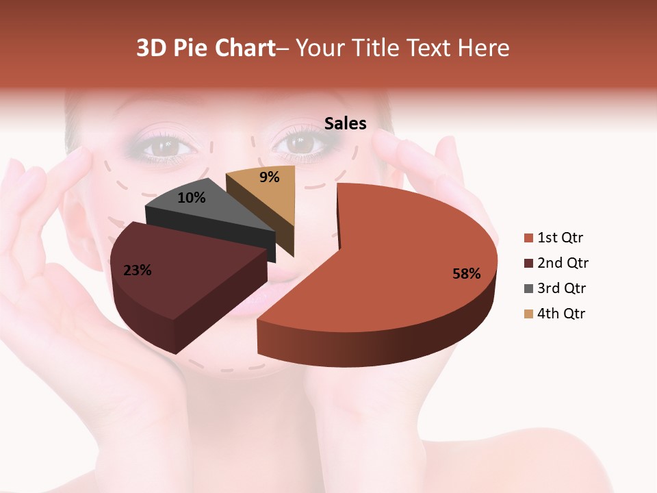 Adult Genioplasty Head PowerPoint Template