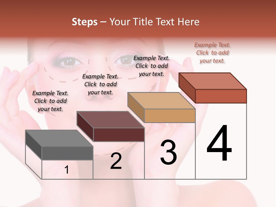 Adult Genioplasty Head PowerPoint Template