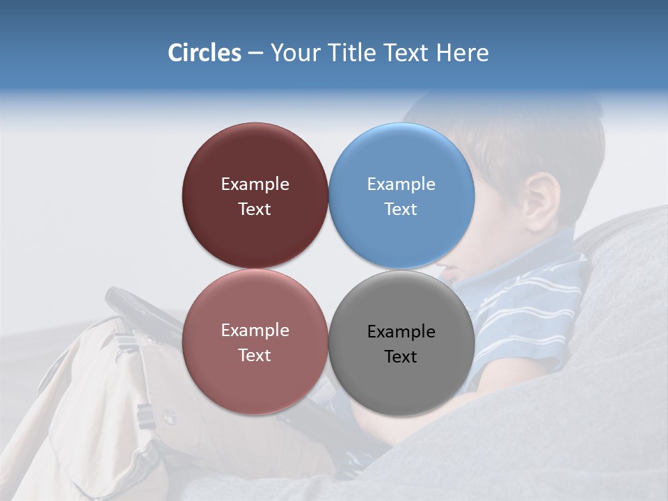 Interest Pouffe Touchscreen PowerPoint Template