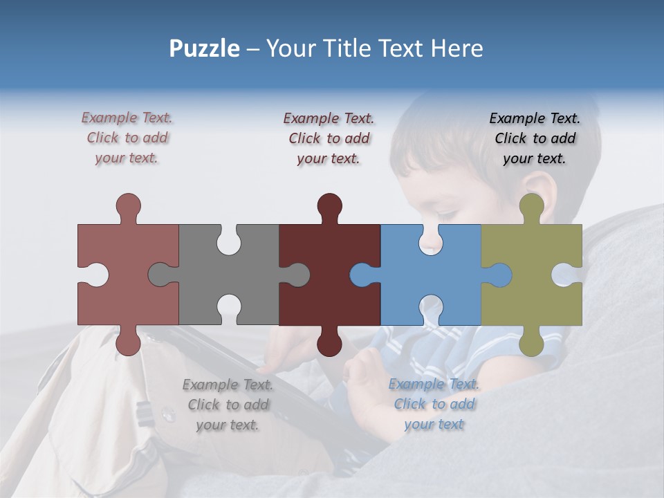 Interest Pouffe Touchscreen PowerPoint Template