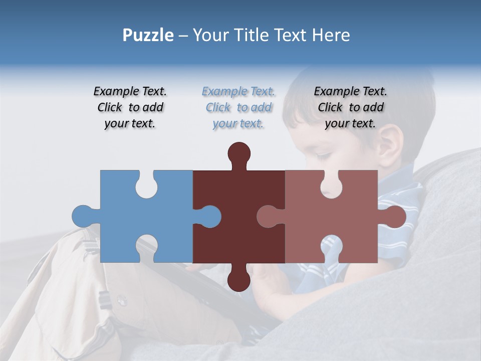 Interest Pouffe Touchscreen PowerPoint Template