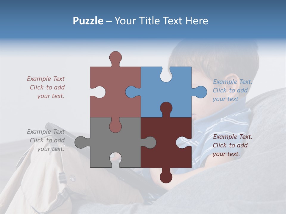 Interest Pouffe Touchscreen PowerPoint Template