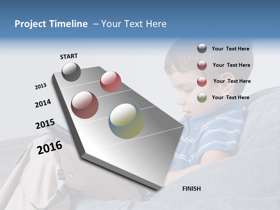 Interest Pouffe Touchscreen PowerPoint Template