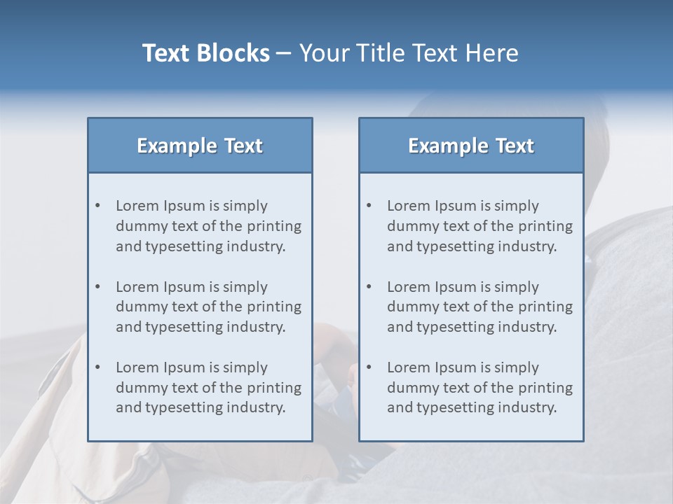 Interest Pouffe Touchscreen PowerPoint Template