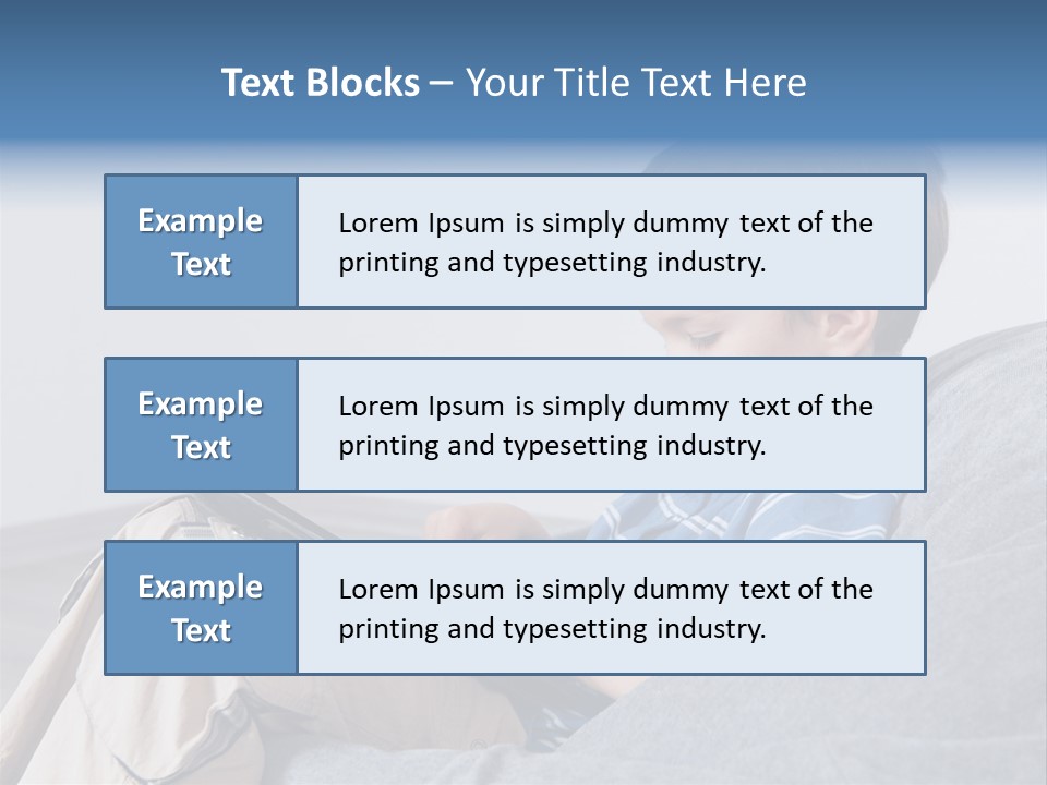 Interest Pouffe Touchscreen PowerPoint Template