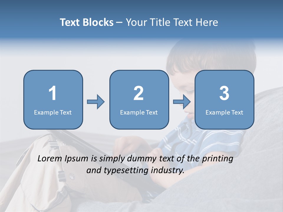 Interest Pouffe Touchscreen PowerPoint Template
