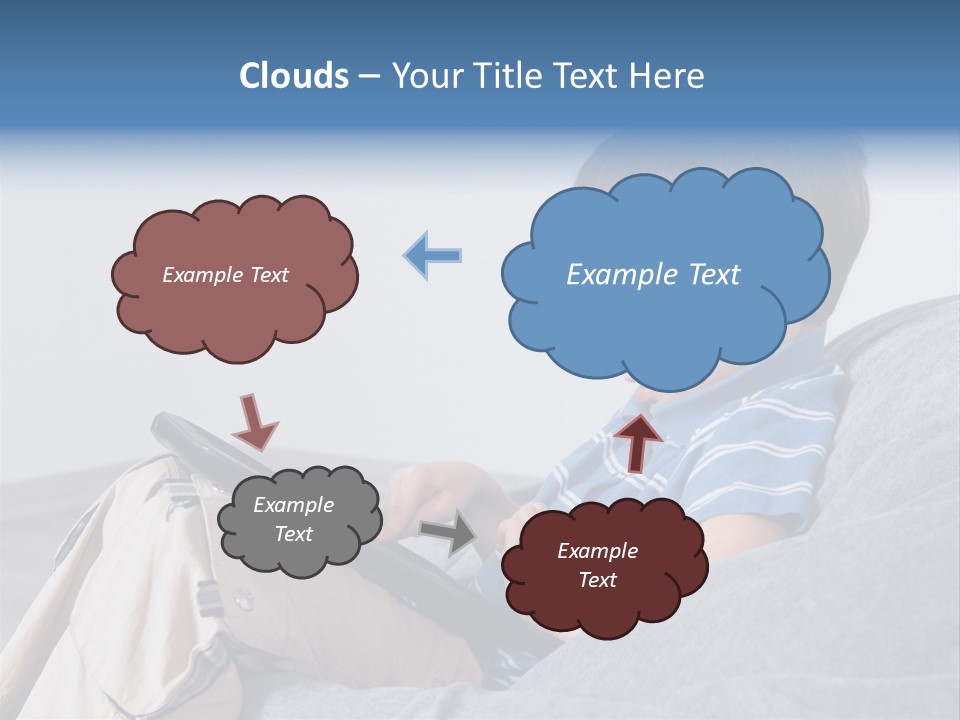 Interest Pouffe Touchscreen PowerPoint Template