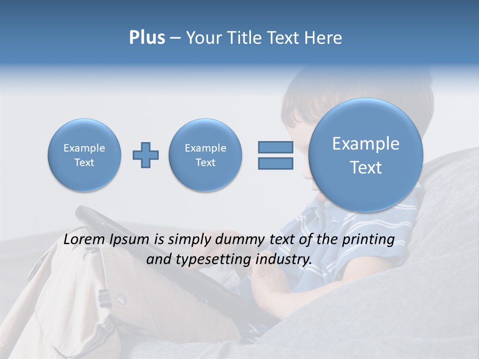 Interest Pouffe Touchscreen PowerPoint Template