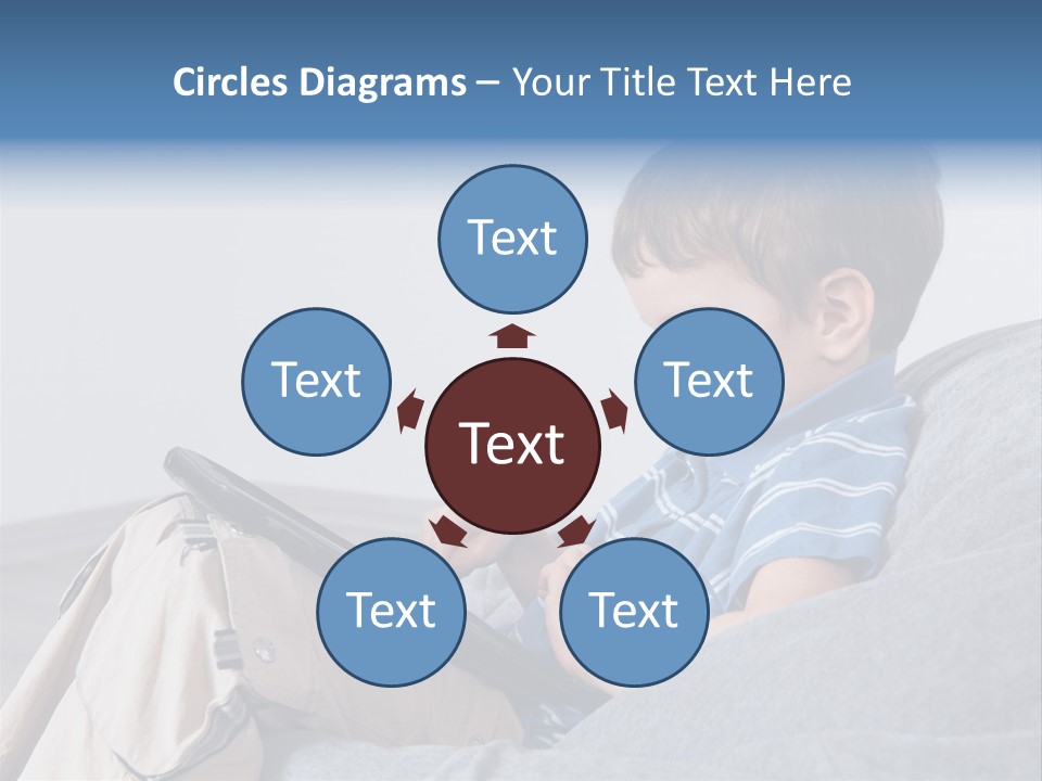 Interest Pouffe Touchscreen PowerPoint Template