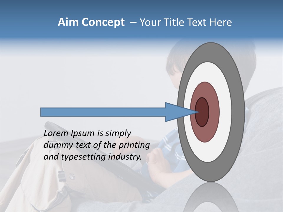 Interest Pouffe Touchscreen PowerPoint Template