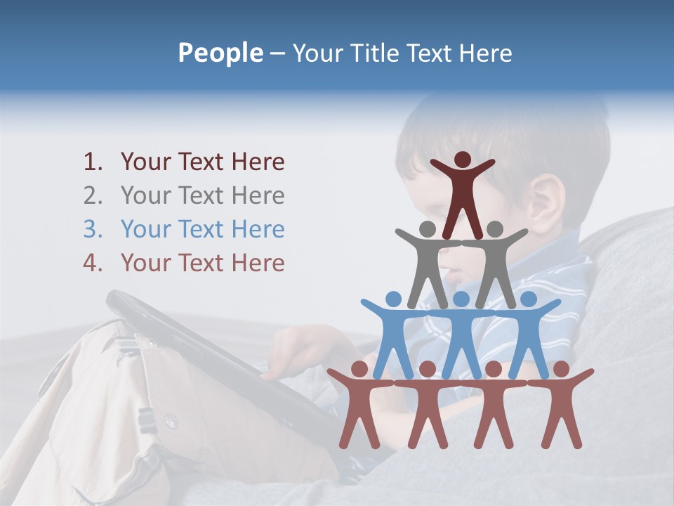 Interest Pouffe Touchscreen PowerPoint Template