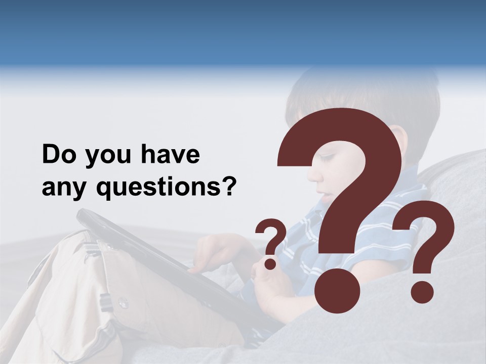 Interest Pouffe Touchscreen PowerPoint Template