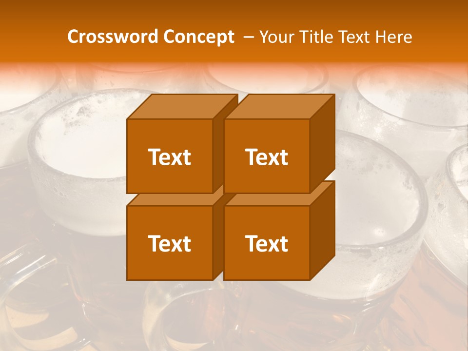 Beer Thirst Foam PowerPoint Template