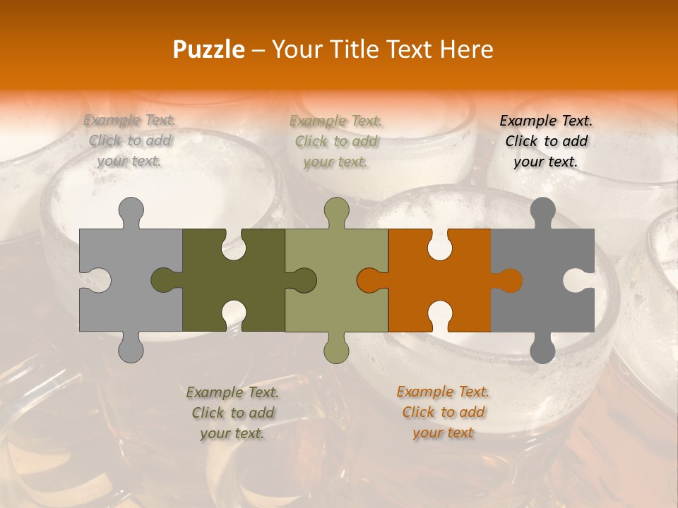 Beer Thirst Foam PowerPoint Template