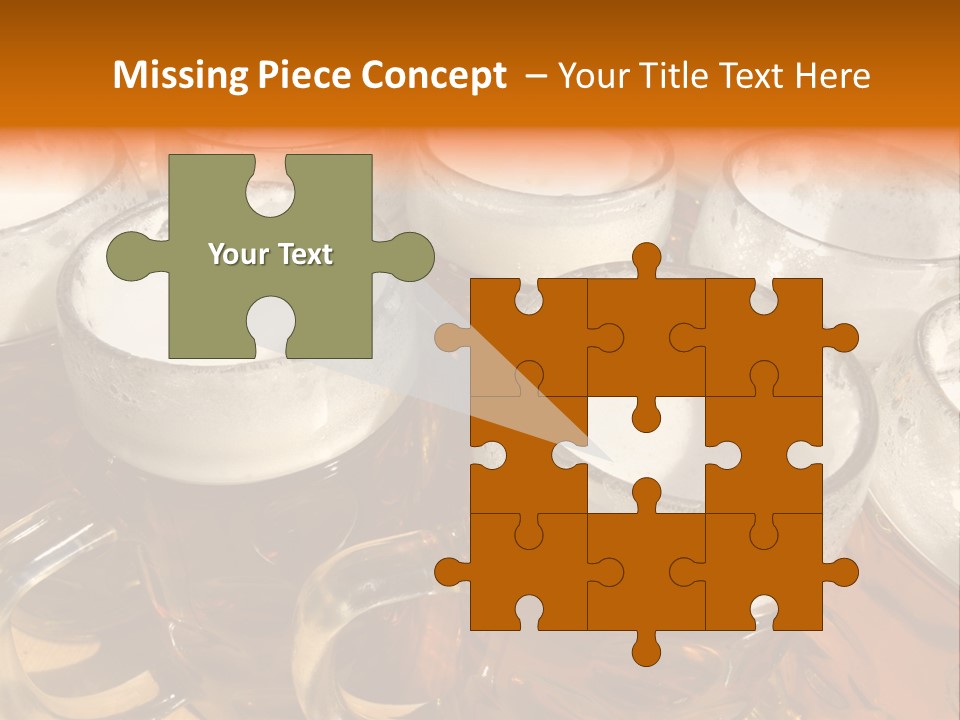 Beer Thirst Foam PowerPoint Template