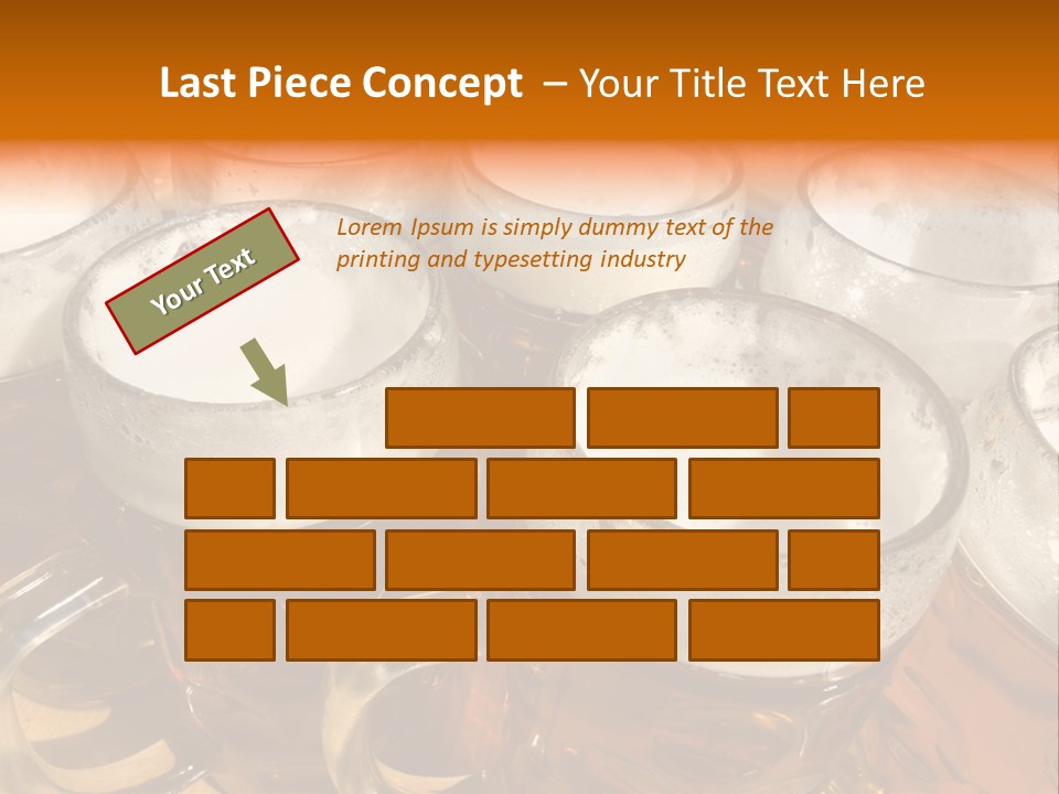 Beer Thirst Foam PowerPoint Template