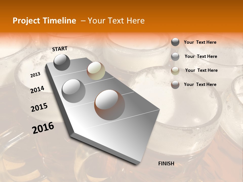 Beer Thirst Foam PowerPoint Template