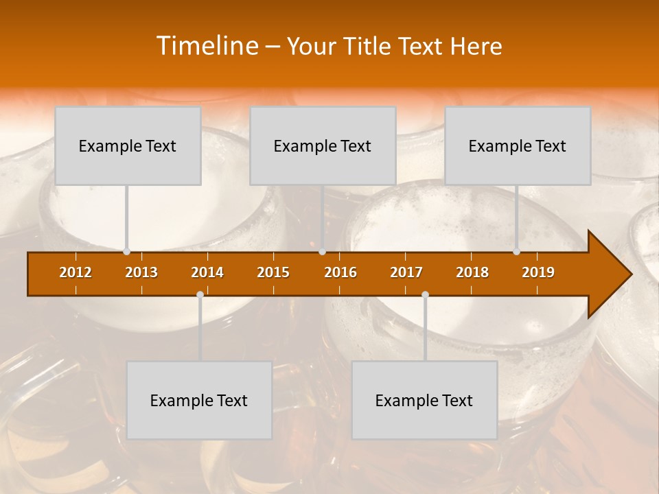 Beer Thirst Foam PowerPoint Template